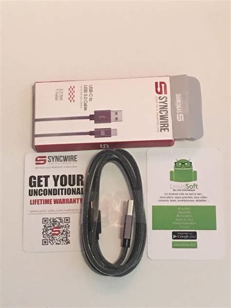 Test Du Câble Usb C En Nylon Tressé De Syncwire Droidsoft