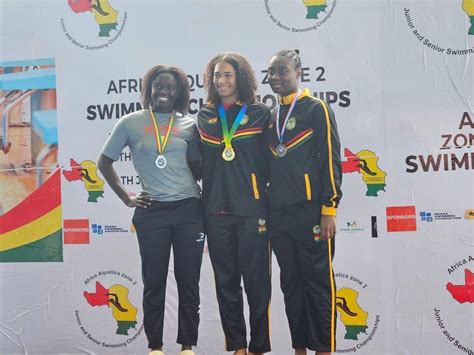 Natation 8 médailles remportées la bonne moisson dentrée du Sénégal