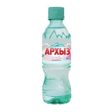 Купить воду Архыз 0,33 л без газа в упаковке (12 шт) в Москве