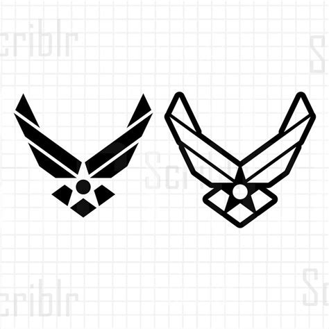 Us Air Force Logo Svg Vector Cutfile Etsy Air Force Symbol Us Air Force Air Force