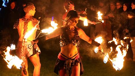 In Pictures The Samhuinn Fire Festival Bbc News