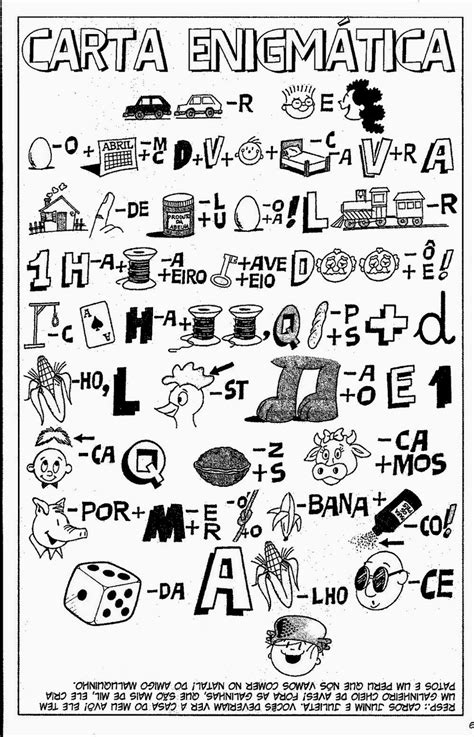 Carta Enigmática 5 Ano