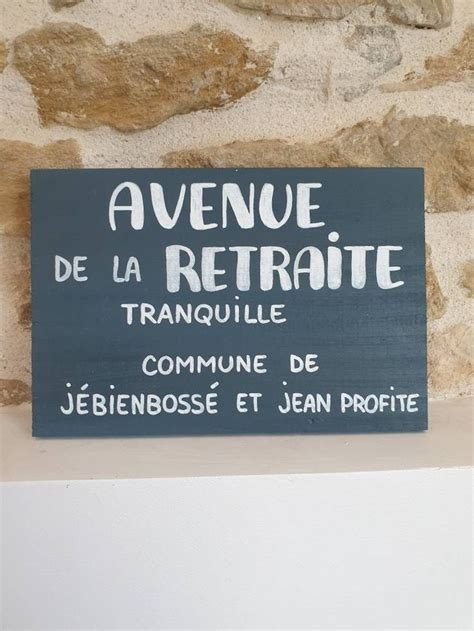 Plaque retraite Mini tableau départ retraite bois 2416 citations