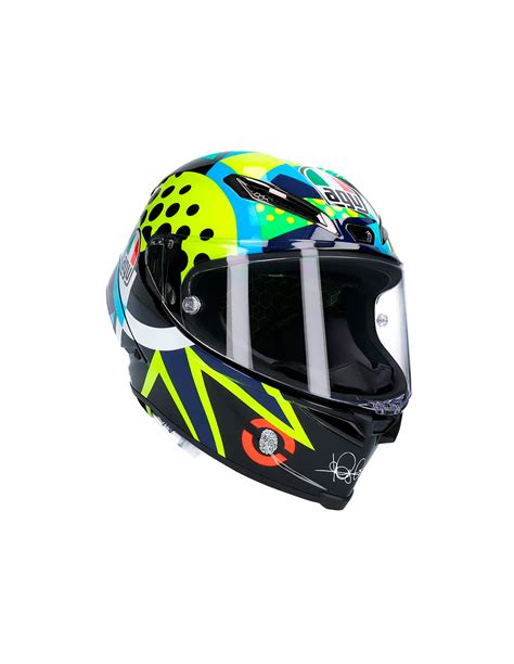 Casco Agv Pista Gp Rr Rossi Soleluna Winter Test Edicion Limitada