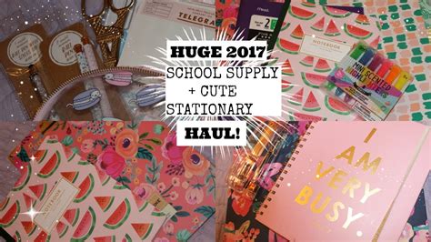 Huge College School Supply Stationary Haul Target Tj Maxx Etsy