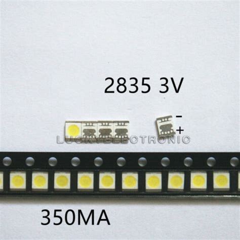 Pcs V W Smd Led Bead Cold White Light For Led Tv