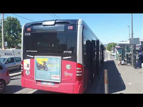 Sound Bus Mercedes Benz Citaro G C N De La Rtm Marseille Sur La