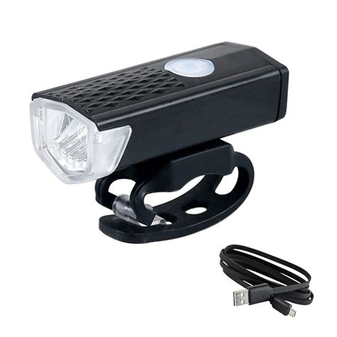 300LM Rechargeable USB LED Bicycle Bike Flashlight Lamp Front Bicycle