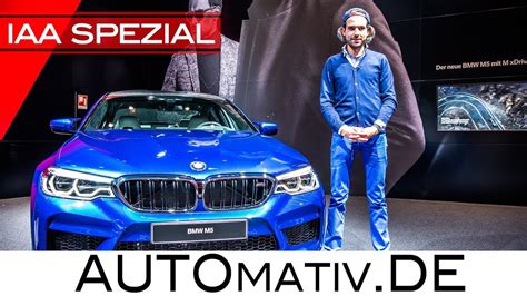 Bmw M5 2017 Im Review Erste Sitzprobe Iaa 2017 Youtube