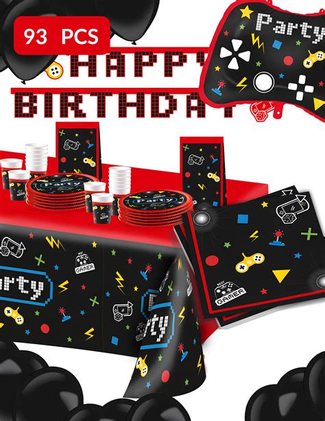 Maxi Kit Anniversaire Gaming Party Vegaooparty