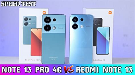 SpeedTest Redmi Note 13 Pro Vs Redmi Note 13Helio G99 Ultra Vs