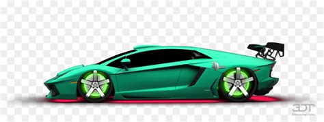 Lamborghini Aventador Cartoon