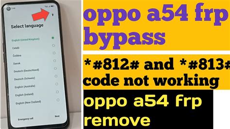 Oppo A54 Frp Bypass Oppo A54 Cph2239 Android 11 Frp Bypass Without