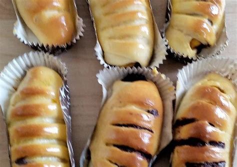 Resep Roti Isi Pisang Coklat Dari Resep Roti Sobek Oleh Dapur Mamita