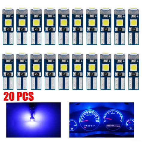 UHUSE 20x T5 3030 3 SMD LED Instrument Panel Dash Dashboard Gauge Light