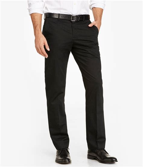 Express Cotton Sateen Photographer Suit Pant In Black For Men Lyst