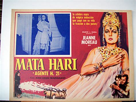 MATA HARI AGENTE SEGRETO H 21 MOVIE POSTER MATA HARI AGENT H21