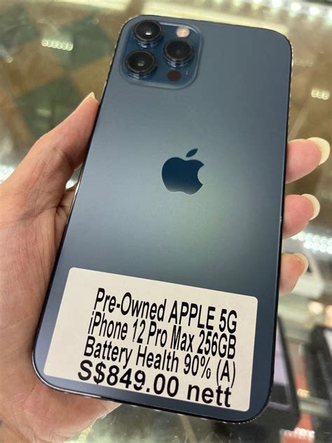 Apple Iphone 12 Pro Max 5g Pacific Blue 256gb Cm38901 Mobile Phones And Gadgets Mobile