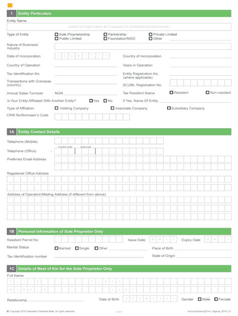 Fillable Online Corporate Account Opening Application Form Aug 16 Cdr