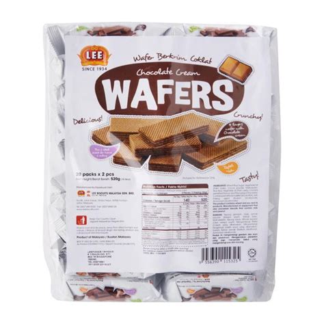 Lee Chocolate Cream Wafers Lazada Singapore