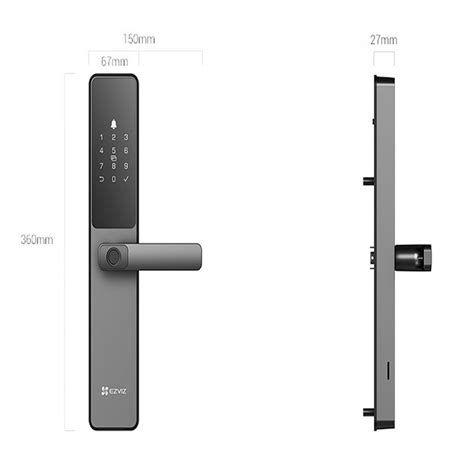 Fechadura Inteligente EZVIZ Impressão Digital Wi Fi e Bluetooth