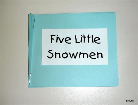 Tippytoe Crafts: "Five Little Snowmen" Booklet