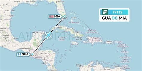 F9112 Flight Status Frontier Airlines Guatemala City To Miami FFT112