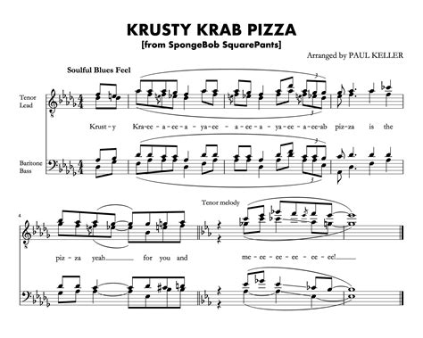 Barbershop Tags - Krusty Krab Pizza (From Spongebob Squarepants)