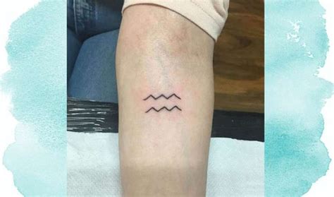 Simbolo De Aquario Tattoo - Tatuagem de Aquário: veja 10 ideias de tattoo para o signo