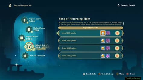 Dance Of Resolute Will Day 4 Songs Of Returning Tides Genshin