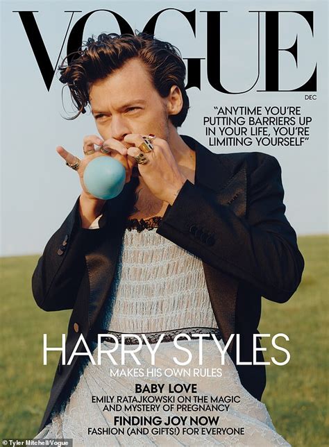 AOC praises Harry Styles for wearing dress in Vogue cover photo | Daily ...