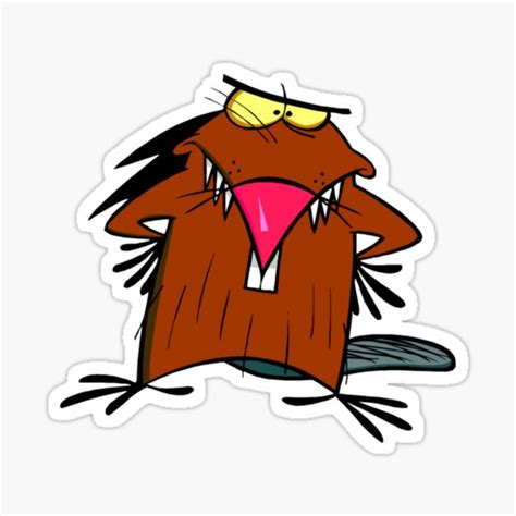 Angry Beavers Sticker For Sale By Oublaichen Redbubble