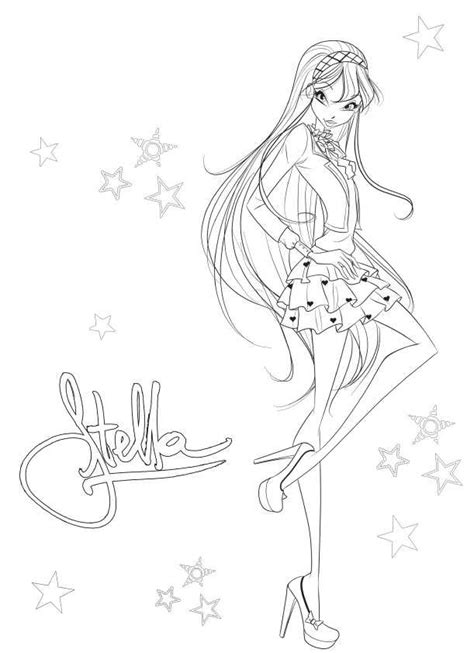 Disegni Da Colorare Winx Stella