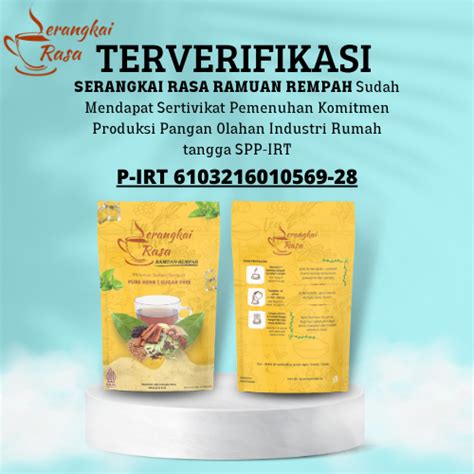 Jual Pouch Kuning Teh Detox Teh Celup Rempah JSR Imunitas