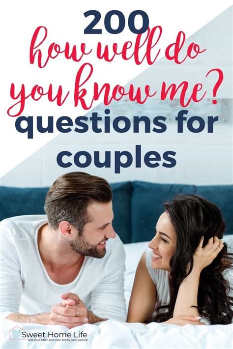 How Well Do You Know Me Questions Fun Couples Quiz Fun Couple