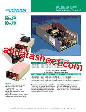 Dct Datasheet Pdf Sl Power Electronics