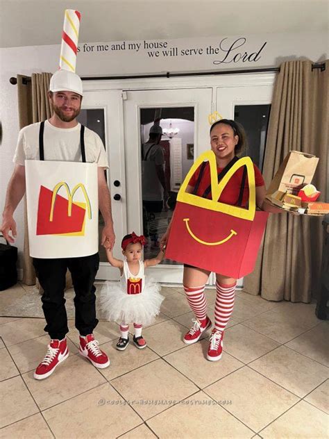 Our 100% Handmade McDonalds Family Costumes