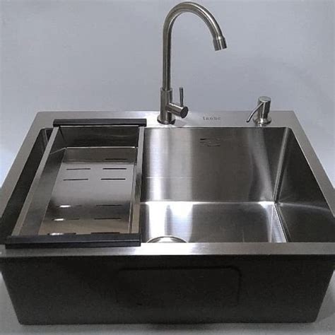 Jual PAKET Kitchen Sink Inobe Exclusive 6045 Stainless Kran Dapur