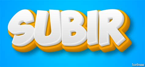 subir efeito de texto  desenho de logotipo palavra