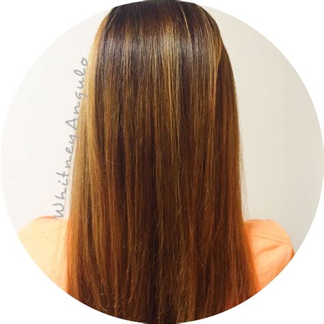 Golden Copper Balayage Copper Balayage Golden Copper Hilights