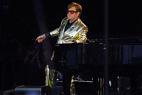 Sir Elton John Takes To Glastonbury Stage For ‘special And Emotional