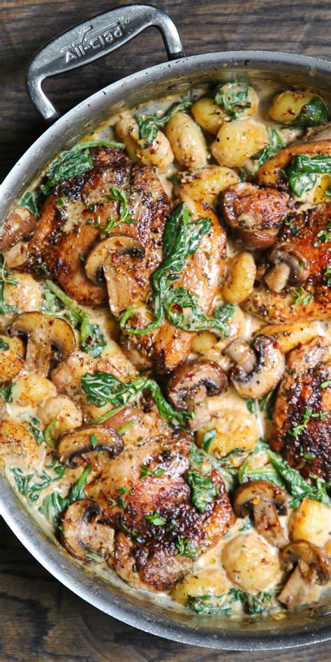 Creamy Chicken And Gnocchi One Pan Minutes Gnocchi Dishes