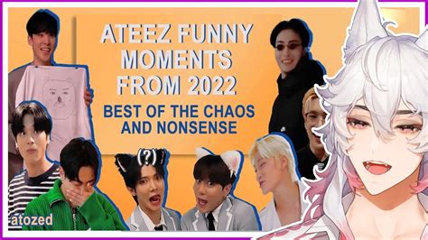 Ateez Funny Moments From Kpop React Youtube