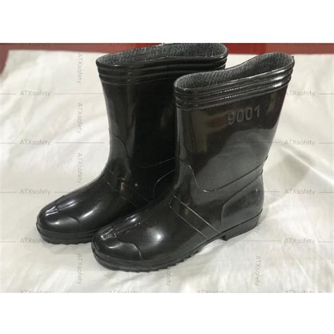 Jual Sepatu Boot Karet Jeep Hitam Atx Boot Kerja Proyek Anti Air Banjir