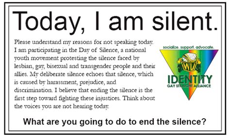 The World As I Know It Day Of Silence