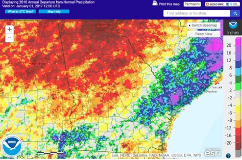 2016 Annual Climate Summary For Georgia Climate And Agriculture In The Southeast