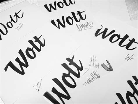 Wolt logo + process :: Behance