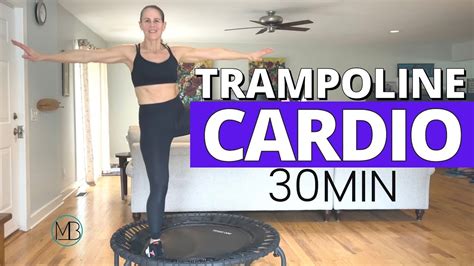 30 Min Trampoline Rebounder Cardio Workout At Home Arm Toning Youtube