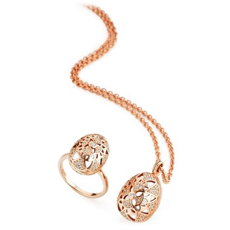 Tsars Collection Collana Jasmine Flower In Argento Rosa E Agata