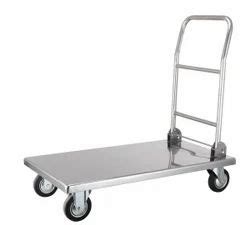 Stainless Steel Platform Trolley Ss Platform Trolley Latest Price